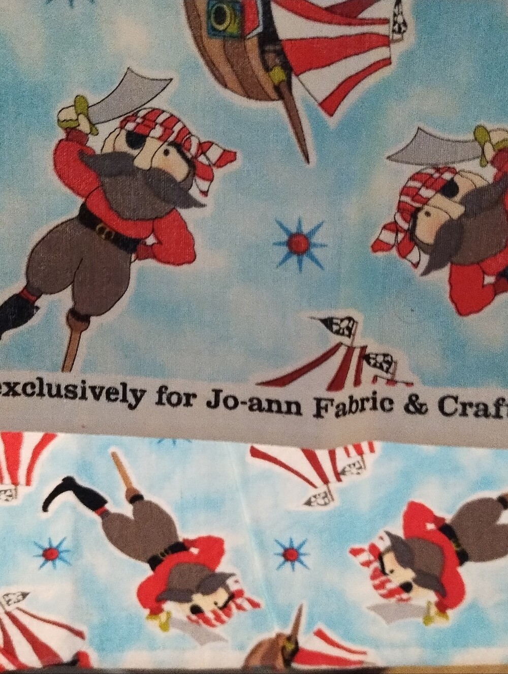 Kids Pirate Novelty And Alligators Fabric
